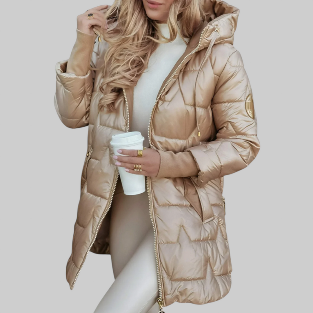Jimena Abrigo acolchado con estilo