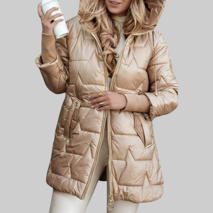 Jimena Abrigo acolchado con estilo