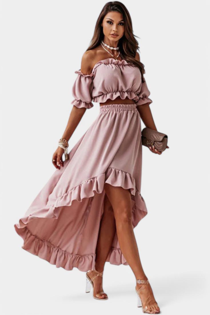 Katja | Conjunto de 2 piezas Off-Shoulder