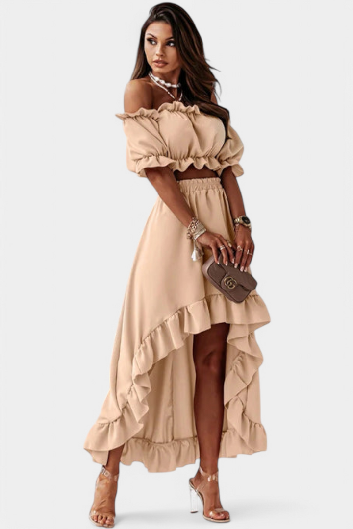 Katja | Conjunto de 2 piezas Off-Shoulder