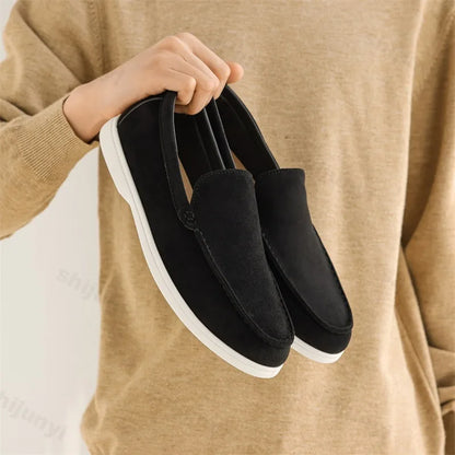 Mocassins De Camurça