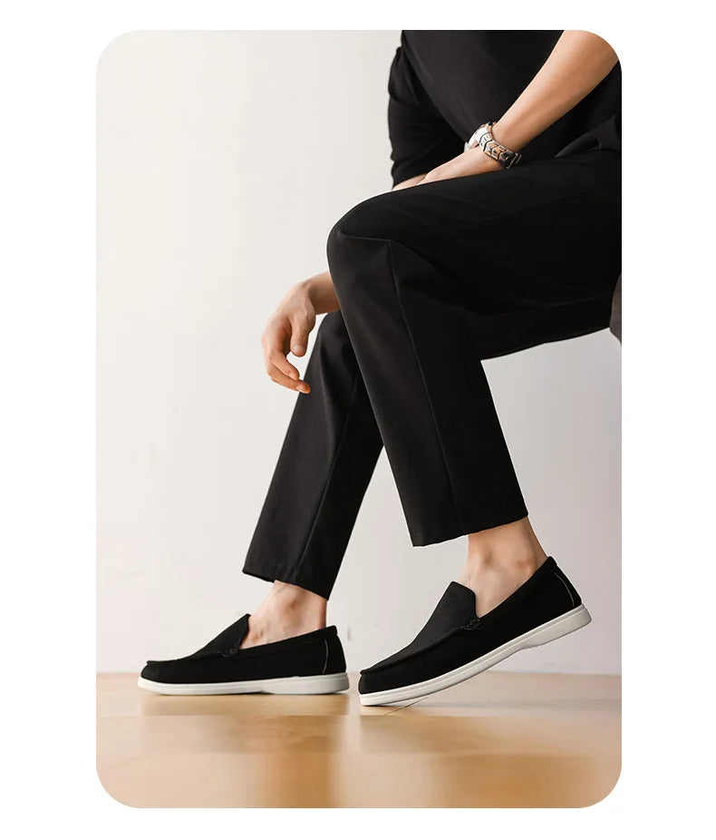 Mocassins De Camurça