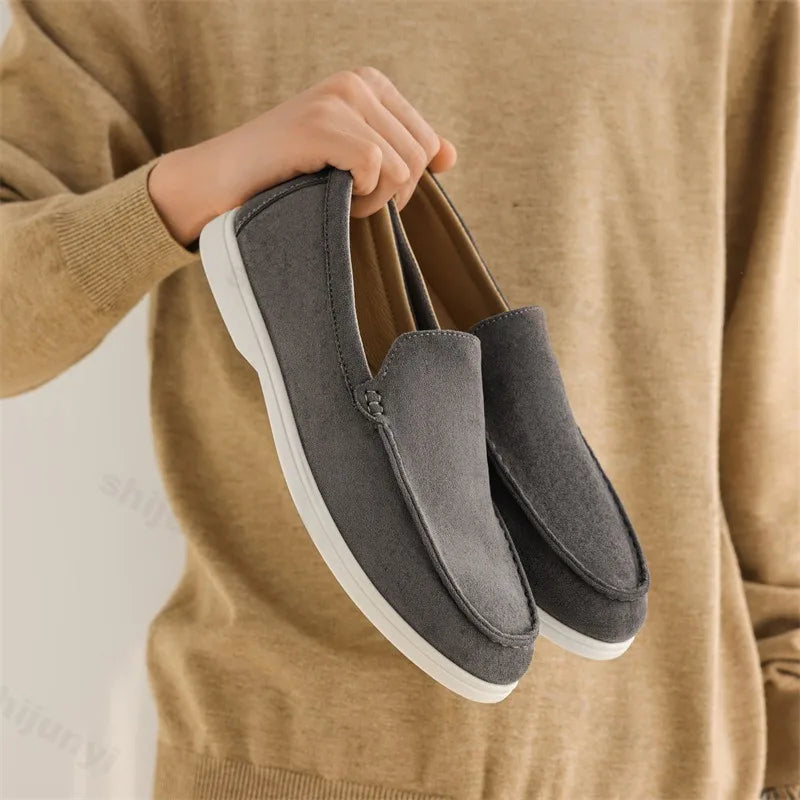 Mocassins De Camurça
