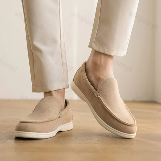 Mocassins De Camurça