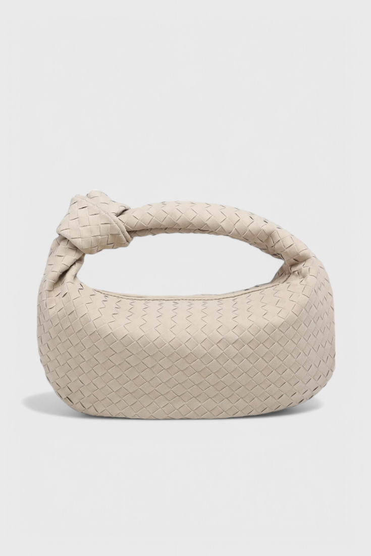 Lila | Bolso Mediano Woven con Detalle de Nudo