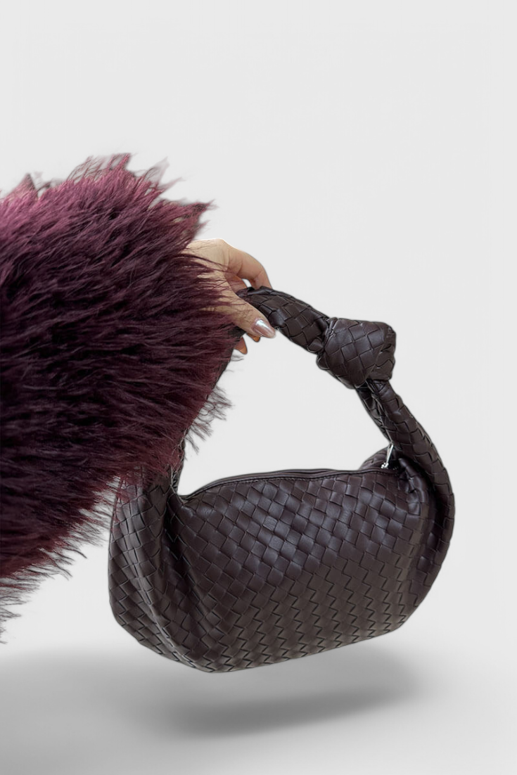 Sage | Bolso de Hombro Mediano Tejido